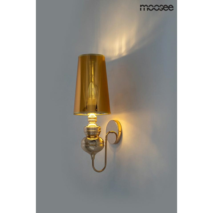 MOOSEE lampa ścienna QUEEN 15 złota (MSE010100224)