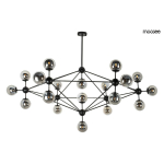 MOOSEE lampa wisząca ASTRIFERO 21 czarna / bursztynowa (MSE010100218)