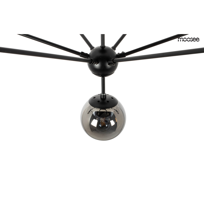 MOOSEE lampa wisząca ASTRIFERO 21 czarna / bursztynowa (MSE010100218)