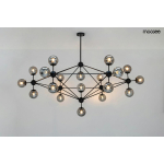 MOOSEE lampa wisząca ASTRIFERO 21 czarna / bursztynowa (MSE010100218)