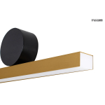 MOOSEE lampa ścienna WAND 45 złota (MSE010100290)