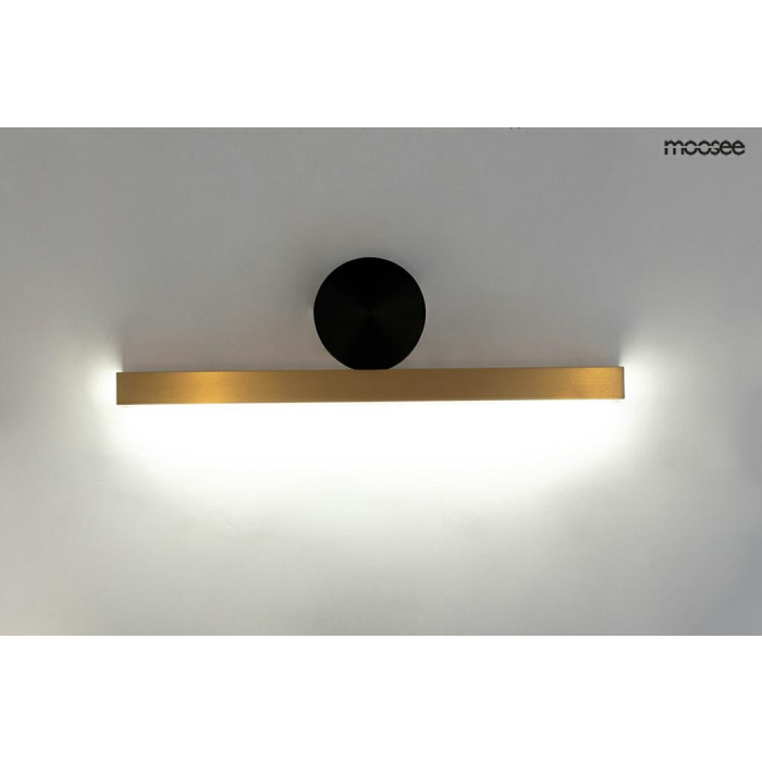 MOOSEE lampa ścienna WAND 45 złota (MSE010100290)