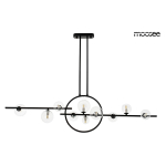 MOOSEE lampa wisząca ALURE LINE TWIN 120 czarna (MSE010100347)