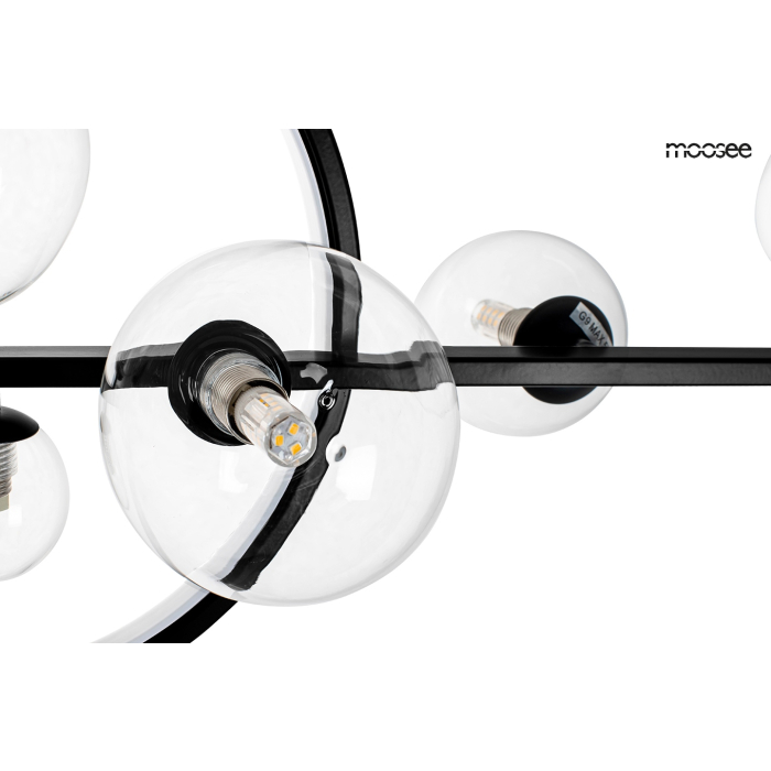 MOOSEE lampa wisząca ALURE LINE TWIN 120 czarna (MSE010100347)