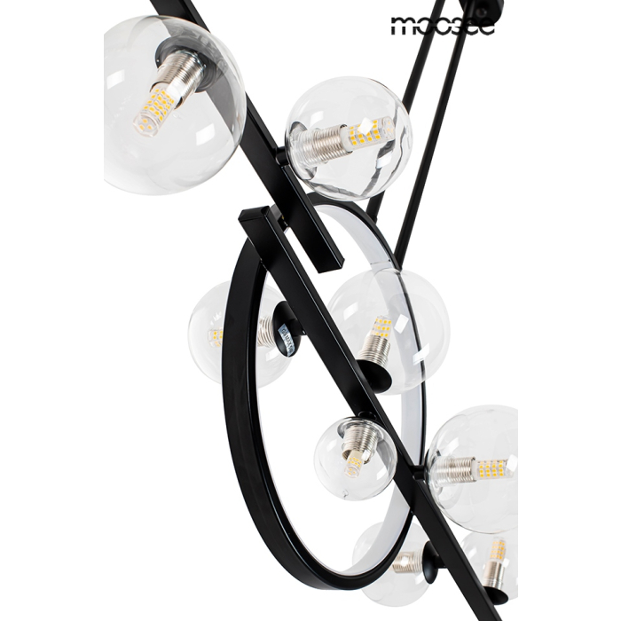 MOOSEE lampa wisząca ALURE LINE TWIN 120 czarna (MSE010100347)