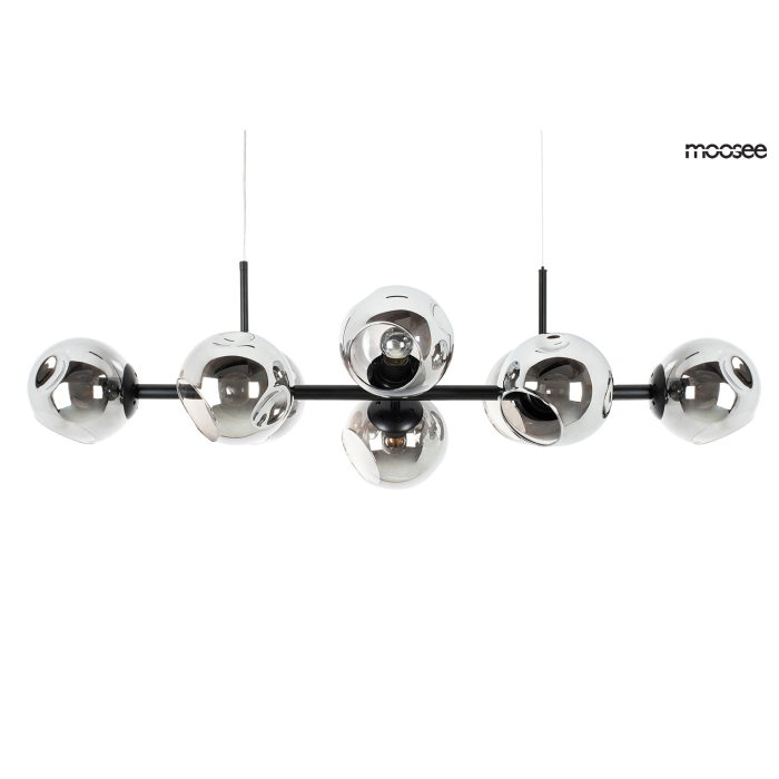 Moosee MOOSEE lampa wisząca ROMEO BLACK czarna (MSE010100140)