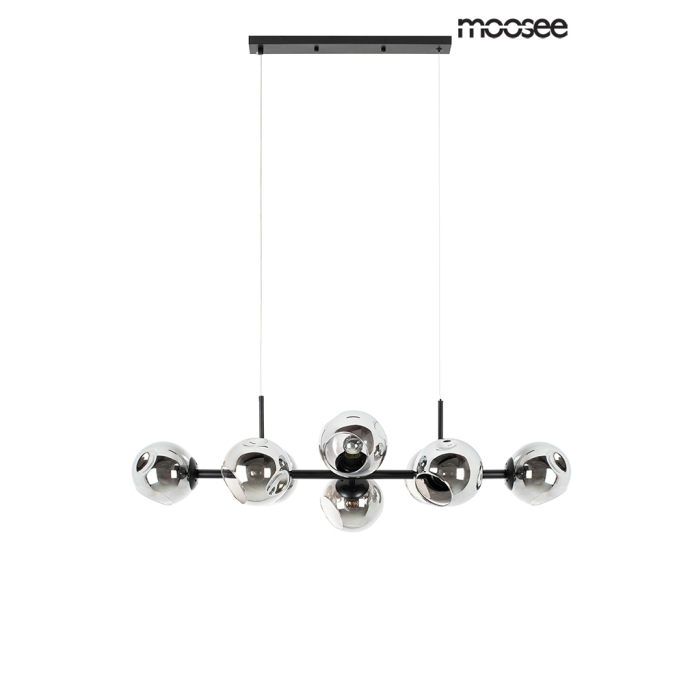 Moosee MOOSEE lampa wisząca ROMEO BLACK czarna (MSE010100140)