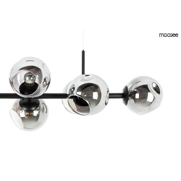 Moosee MOOSEE lampa wisząca ROMEO BLACK czarna (MSE010100140)
