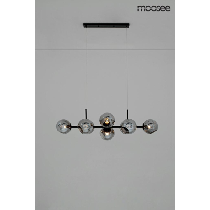 Moosee MOOSEE lampa wisząca ROMEO BLACK czarna (MSE010100140)