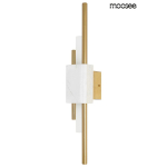 MOOSEE lampa ścienna EVANS biała / złota (MSE010100282)