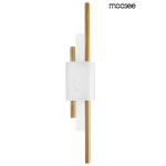 MOOSEE lampa ścienna EVANS biała / złota (MSE010100282)