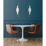MOOSEE lampa ścienna EVANS biała / złota (MSE010100282)