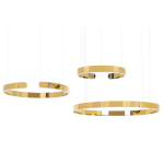 King Home Lampa wisząca VISTA TRIPLE złoty chrom (JD8125.GOLD)