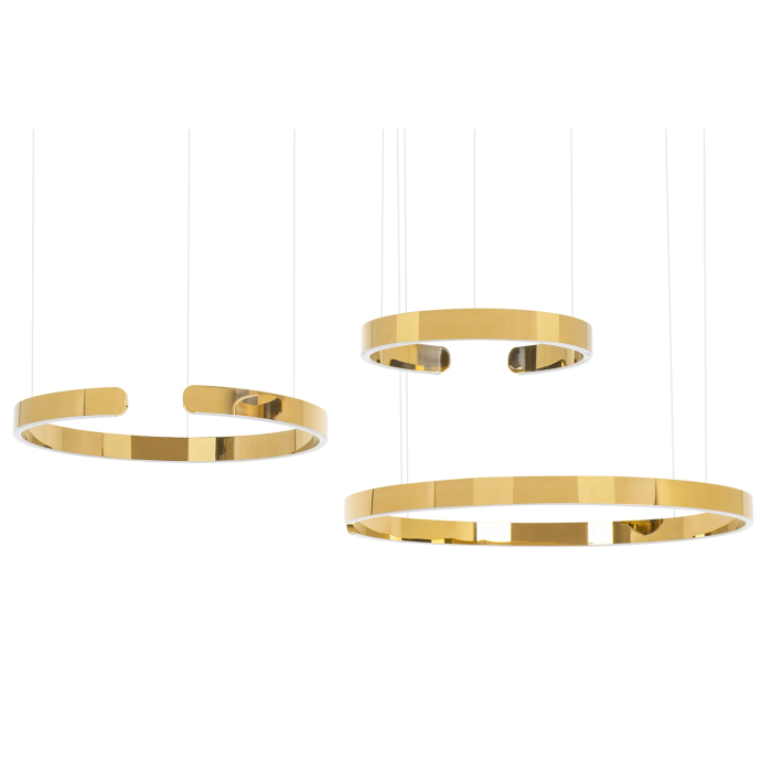 King Home Lampa wisząca VISTA TRIPLE złoty chrom (JD8125.GOLD)