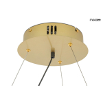 Moosee MOOSEE lampa wisząca CIRCLE SPOT 98 GOLD złota (MSE010100161)