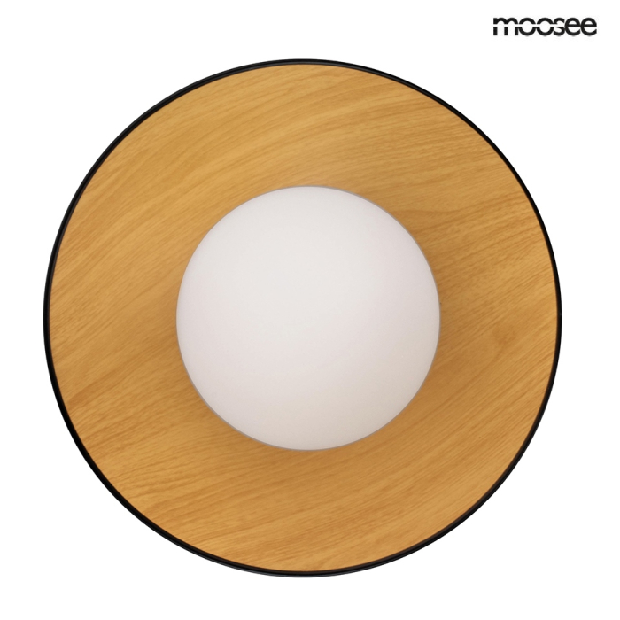 MOOSEE lampa sufitowa TOLLA czarna / naturalna (MSE010100276)