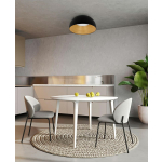 MOOSEE lampa sufitowa TOLLA czarna / naturalna (MSE010100276)