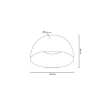 MOOSEE lampa sufitowa TOLLA czarna / naturalna (MSE010100276)