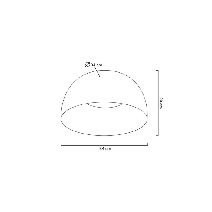 MOOSEE lampa sufitowa TOLLA czarna / naturalna (MSE010100276)