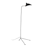 King Home Lampa podłogowa RAVEN FLOOR UP czarna - aluminium, stal węglowa (XCF3621-1)