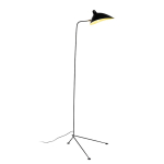 King Home Lampa podłogowa RAVEN FLOOR UP czarna - aluminium, stal węglowa (XCF3621-1)