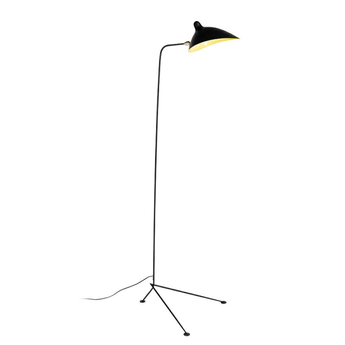 King Home Lampa podłogowa RAVEN FLOOR UP czarna - aluminium, stal węglowa (XCF3621-1)