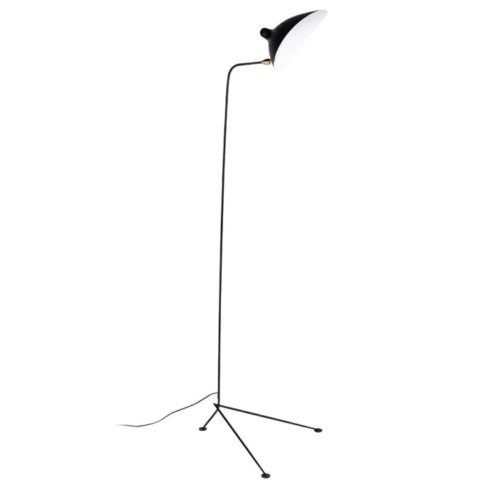 King Home Lampa podłogowa RAVEN FLOOR UP czarna - aluminium, stal węglowa (XCF3621-1)