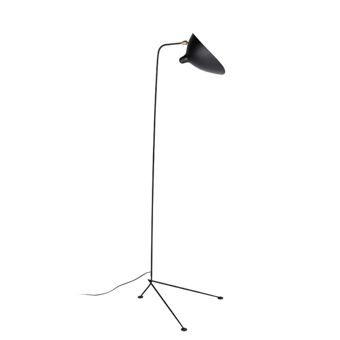 King Home Lampa podłogowa RAVEN FLOOR UP czarna - aluminium, stal węglowa (XCF3621-1)