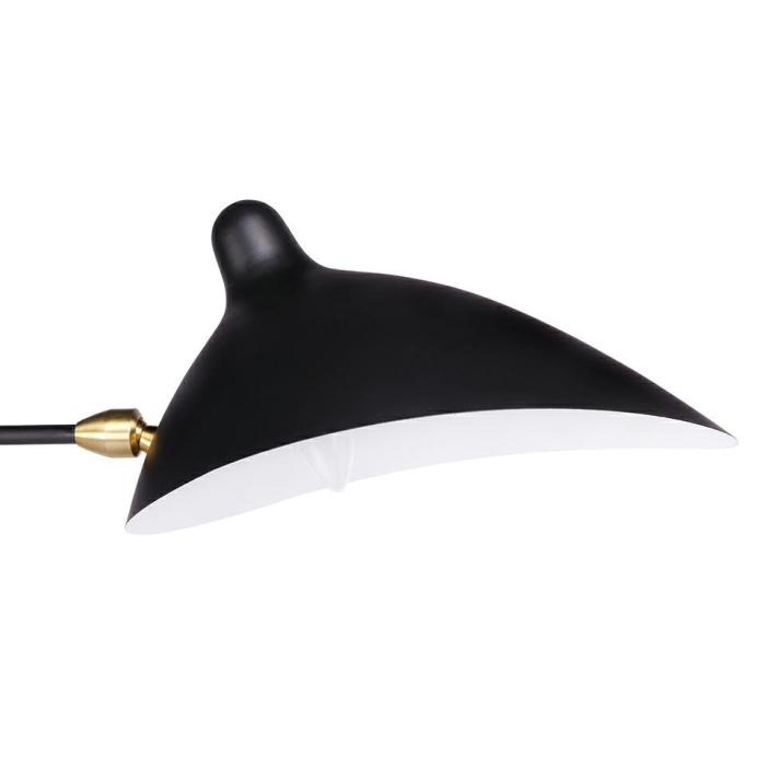 King Home Lampa podłogowa RAVEN FLOOR UP czarna - aluminium, stal węglowa (XCF3621-1)
