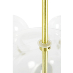 King Home Lampa wisząca CAPRI DISC 3 złota - 180 LED, aluminium, szkło (XCP9148-3A)