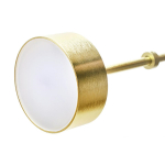 King Home Lampa wisząca CAPRI DISC 3 złota - 180 LED, aluminium, szkło (XCP9148-3A)