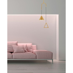 MOOSEE lampa wisząca ACUSTICA złota (MSE010100331)