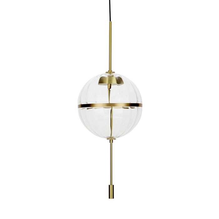 King Home Lampa wisząca CHAPLIN 300 mosiądz  - LED, szkło (MD12001-1Y-300)