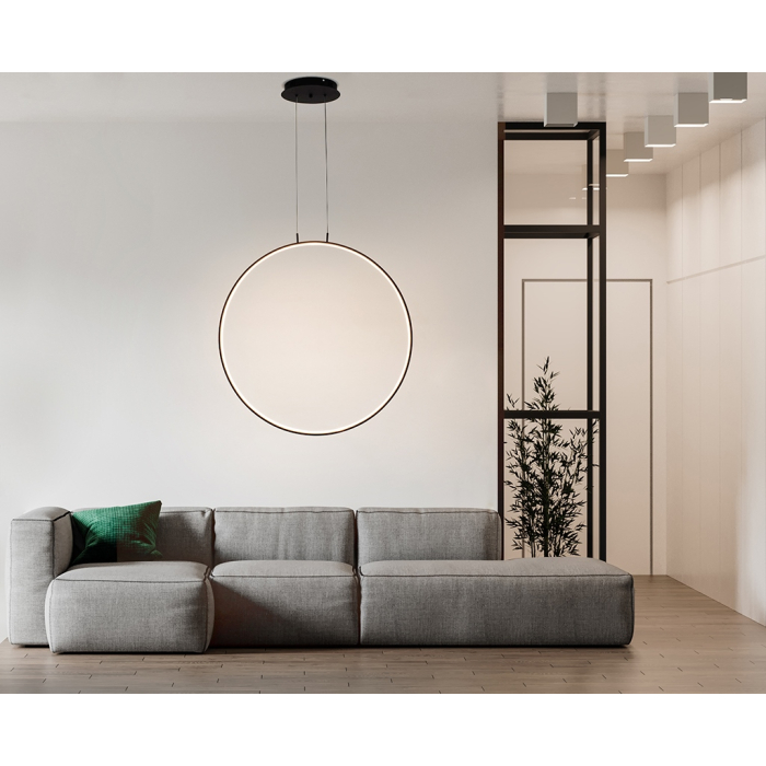 King Home Lampa wisząca CIRCULO 100 (JD6065.100BK)