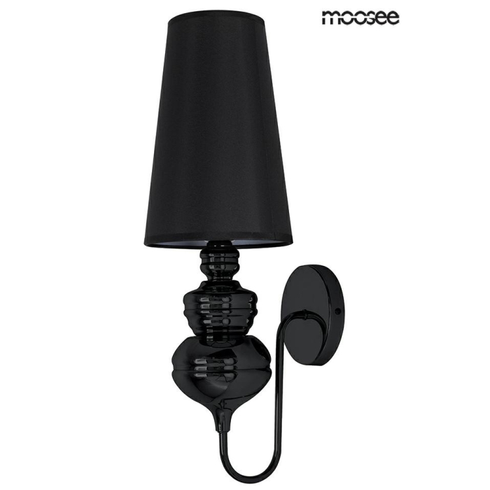 MOOSEE lampa ścienna QUEEN 20 czarna (MSE010100228)