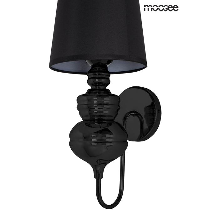 MOOSEE lampa ścienna QUEEN 20 czarna (MSE010100228)