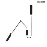 MOOSEE lampa ścienna TENTA czarna (MSE010100297)