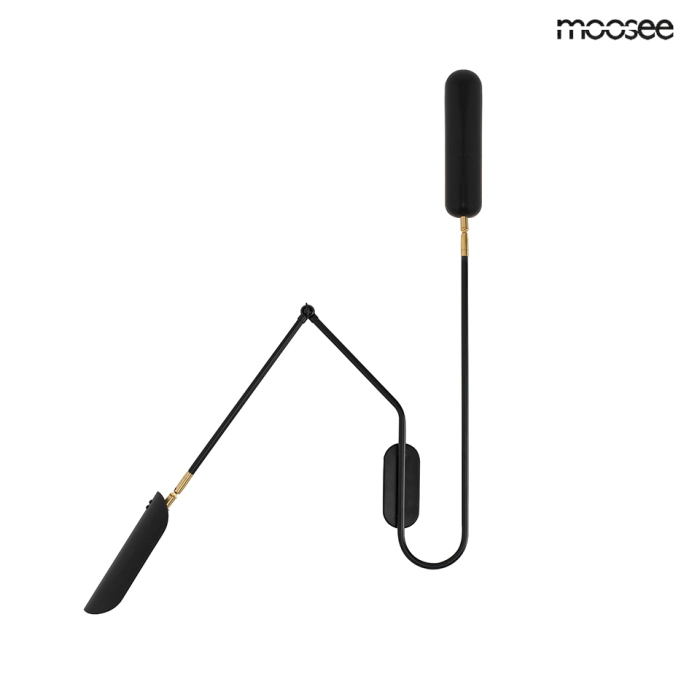 MOOSEE lampa ścienna TENTA czarna (MSE010100297)