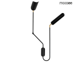 MOOSEE lampa ścienna TENTA czarna (MSE010100297)
