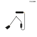MOOSEE lampa ścienna TENTA czarna (MSE010100297)