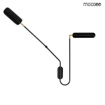 MOOSEE lampa ścienna TENTA czarna (MSE010100297)