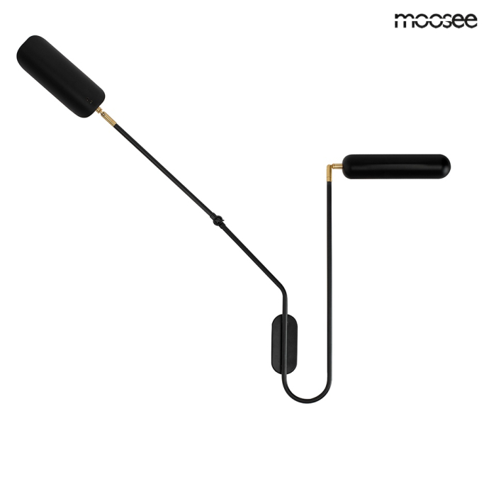 MOOSEE lampa ścienna TENTA czarna (MSE010100297)