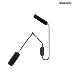 MOOSEE lampa ścienna TENTA czarna (MSE010100297)