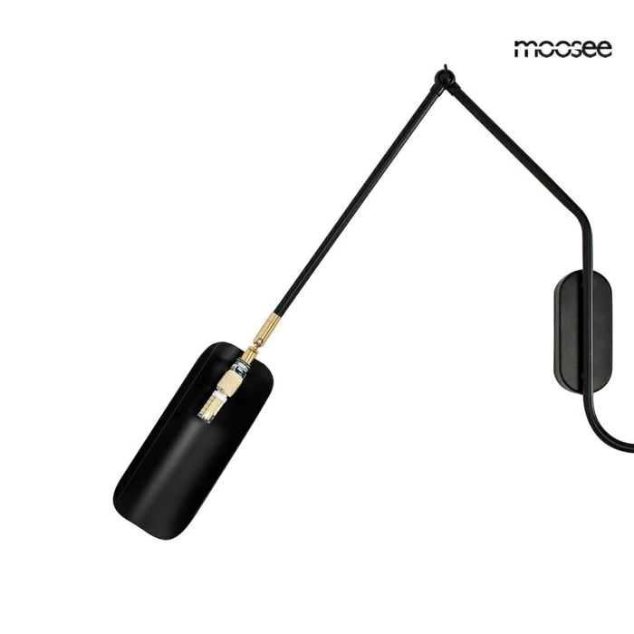 MOOSEE lampa ścienna TENTA czarna (MSE010100297)
