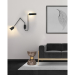MOOSEE lampa ścienna TENTA czarna (MSE010100297)