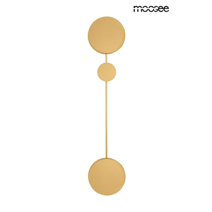 MOOSEE lampa ścienna SHADOW 2 złota (MSE010100354)
