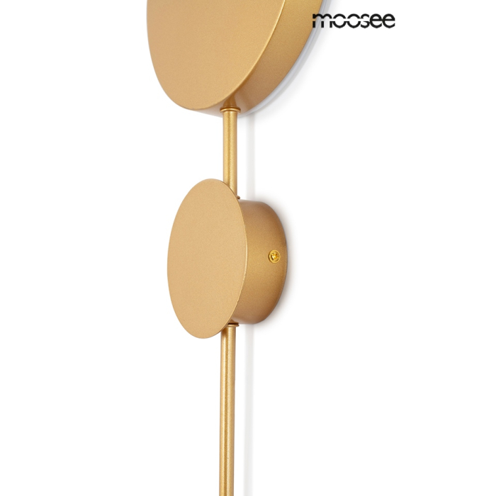 MOOSEE lampa ścienna SHADOW 2 złota (MSE010100354)