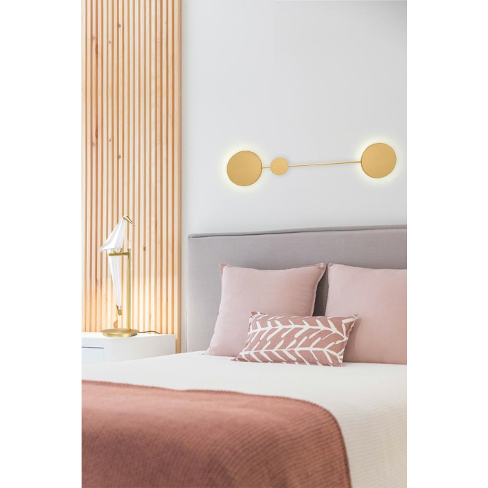 MOOSEE lampa ścienna SHADOW 2 złota (MSE010100354)