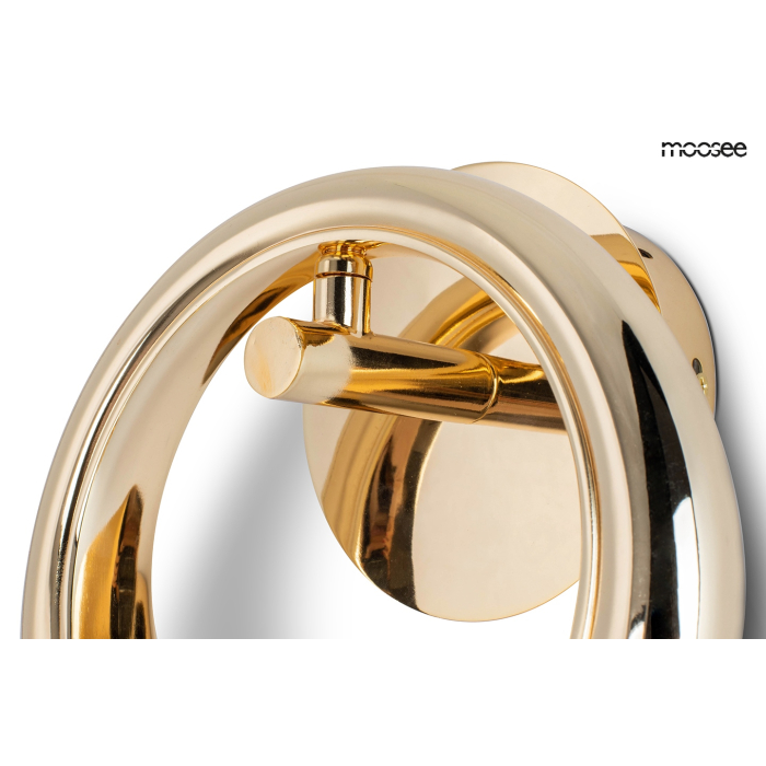 MOOSEE lampa ścienna HELIOS złota (MSE010100320)