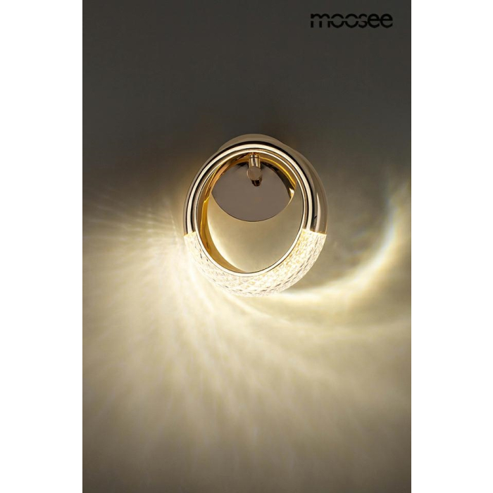 MOOSEE lampa ścienna HELIOS złota (MSE010100320)